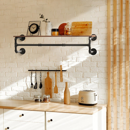 Wall-Mounted Clothes Rack for Organized Everyday Storage in Entryway detail image - detail view 14