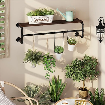 Wall-Mounted Clothes Rack for Organized Everyday Storage in Entryway detail image - detail view 17