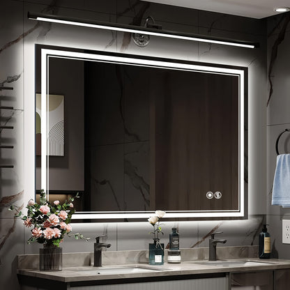 Bathroom Mirror shown in the 32 x 40 Front&Backlit option