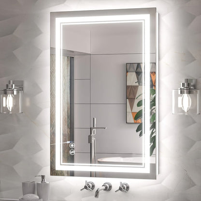 Wall-Mounted LED Bathroom Vanity Mirror with Anti-Fog Function detail image - detail view 5