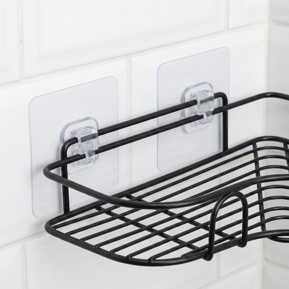 Wall-Mounted Metal Bathroom Corner Shelf for Organized Everyday Storage detail image - detail view 5