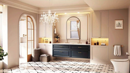 Wall-Mounted Metal Wall Mirror, Bathroom Vanity Mirror for Dressing and Daily Routines detail image - detail view 13