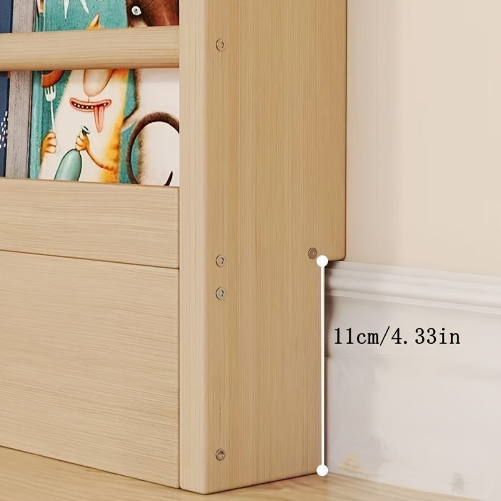Wall-Mounted Narrow Bookshelf, Freestanding Bookcase for Organized Everyday Storage detail image - detail view 6