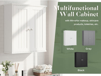Wall-Mounted Wall Cabinet with Adjustable Shelves for Bathroom detail image - detail view 13