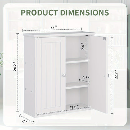 Wall Cabinet shown in the White option
