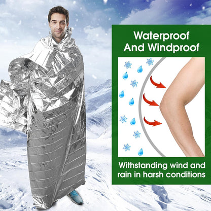Emergency Mylar Thermal Blanket – Survival Space Blanket