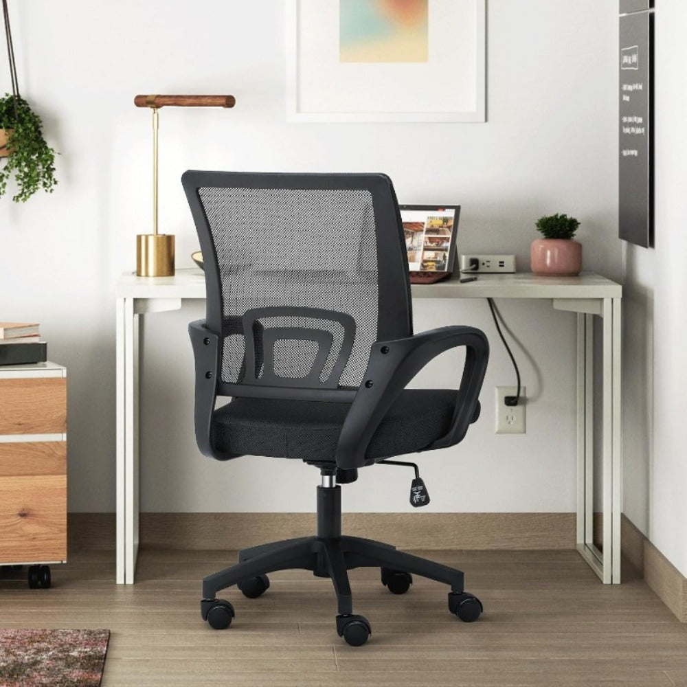 Wide Office Chair with Adjustable Height and Lumbar Support for Home Office detail image - detail view 14