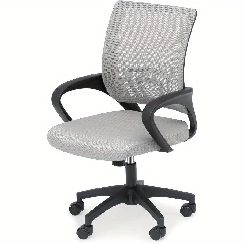 Office Chair shown in the Light Gray option