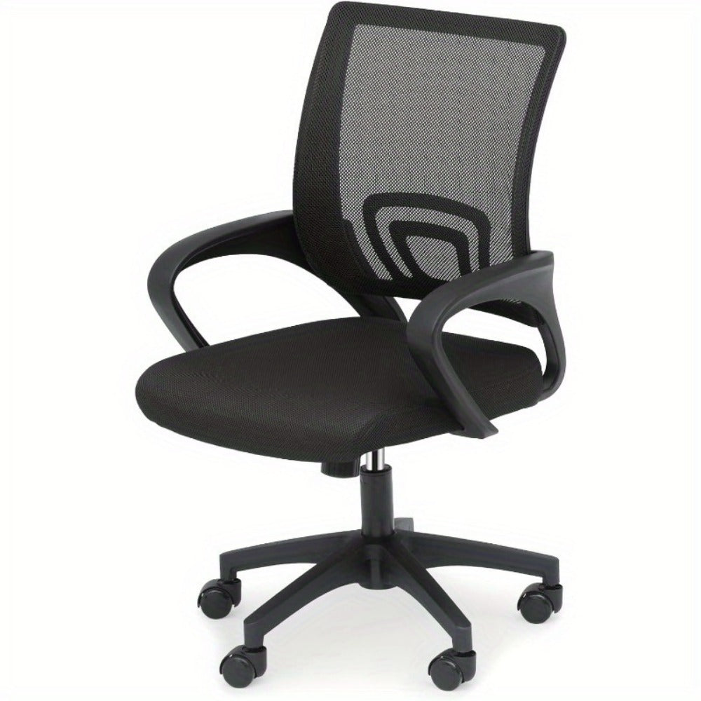 Office Chair, Ergonomic Mesh with Lumbar Support & Wide Seat - Adjustable Height, 360° shown in the main product view