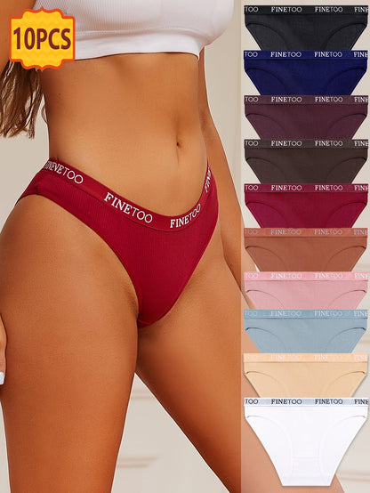 Women’s 10-Pack Briefs - Breathable Daily Comfort Style 5861
