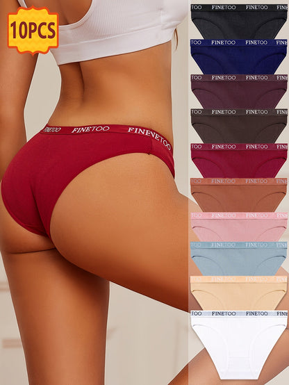 Women’s 10-Pack Briefs - Breathable Daily Comfort Style 5861