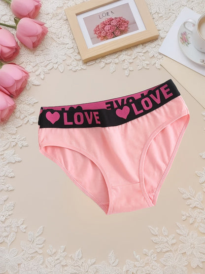 Women's 10-Pack Briefs - Heart Detail Everyday Comfort - Curve Fit detail image - detail view 8