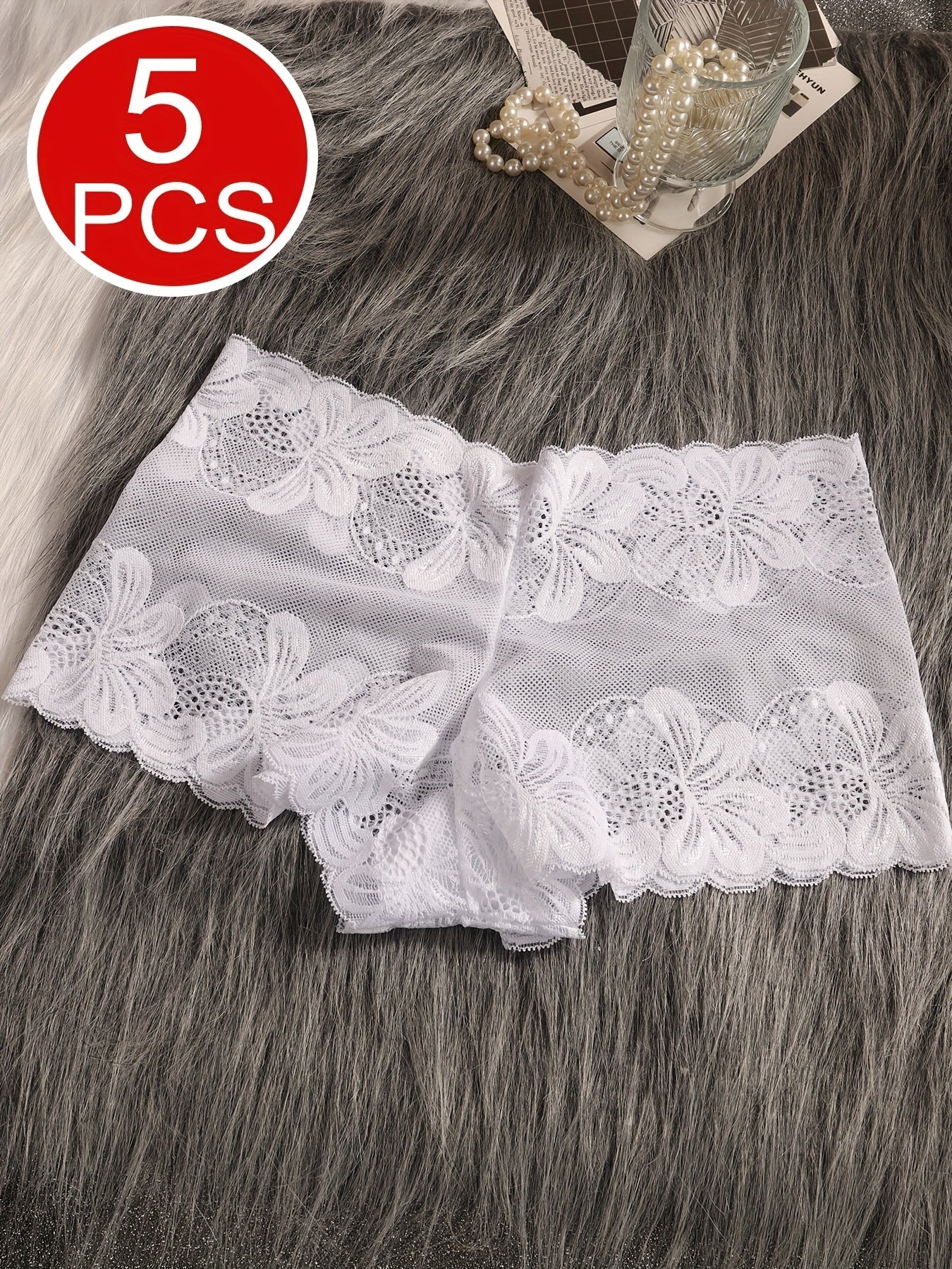 Women’s 10-Pack Briefs - Lace Detail Comfort Style 8261