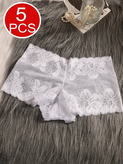 Women’s 10-Pack Briefs - Lace Detail Comfort Style 8261