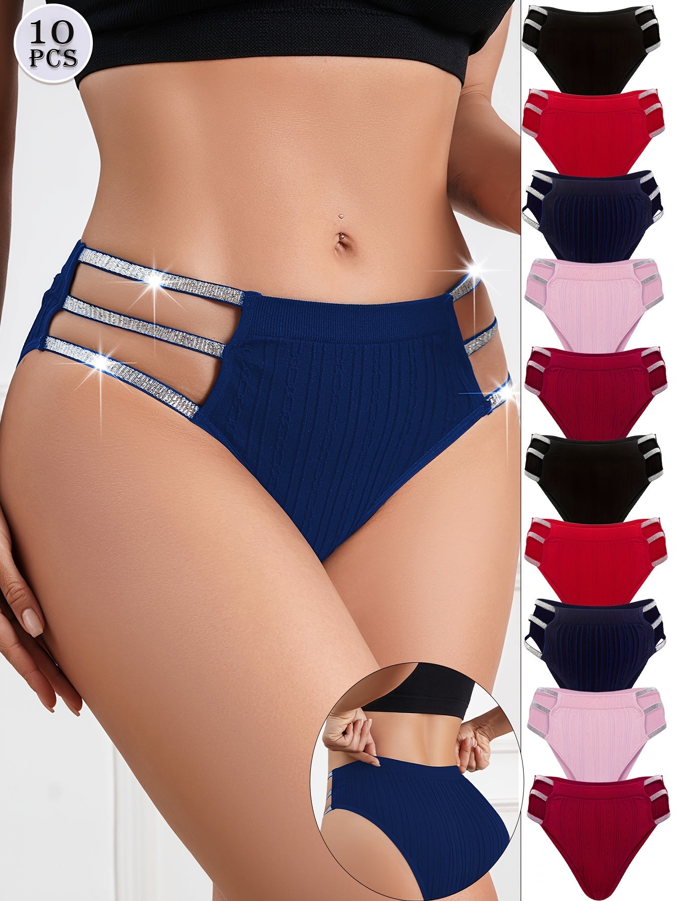 Women's 10-Pack Briefs - Soft Daily Comfort