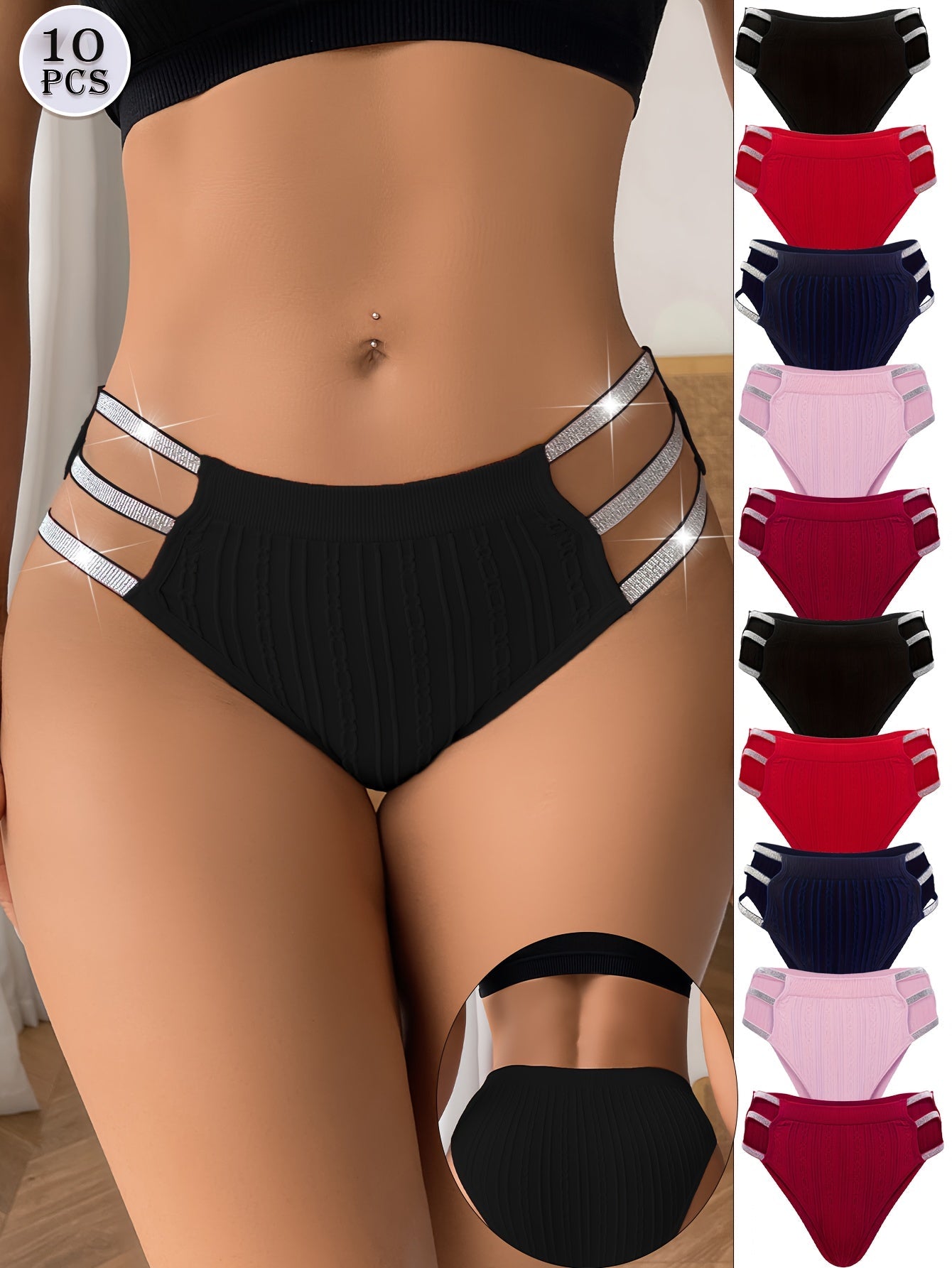 Women's 10-Pack Briefs - Soft Daily Comfort