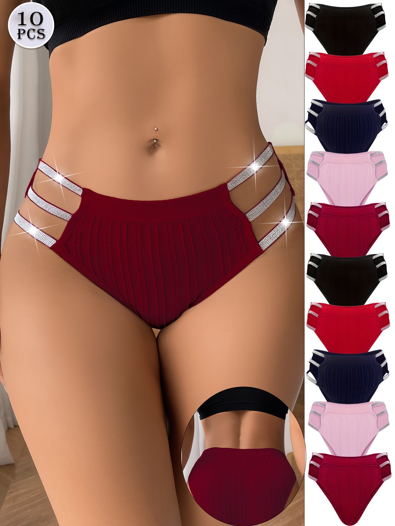 Women's 10-Pack Briefs - Soft Daily Comfort