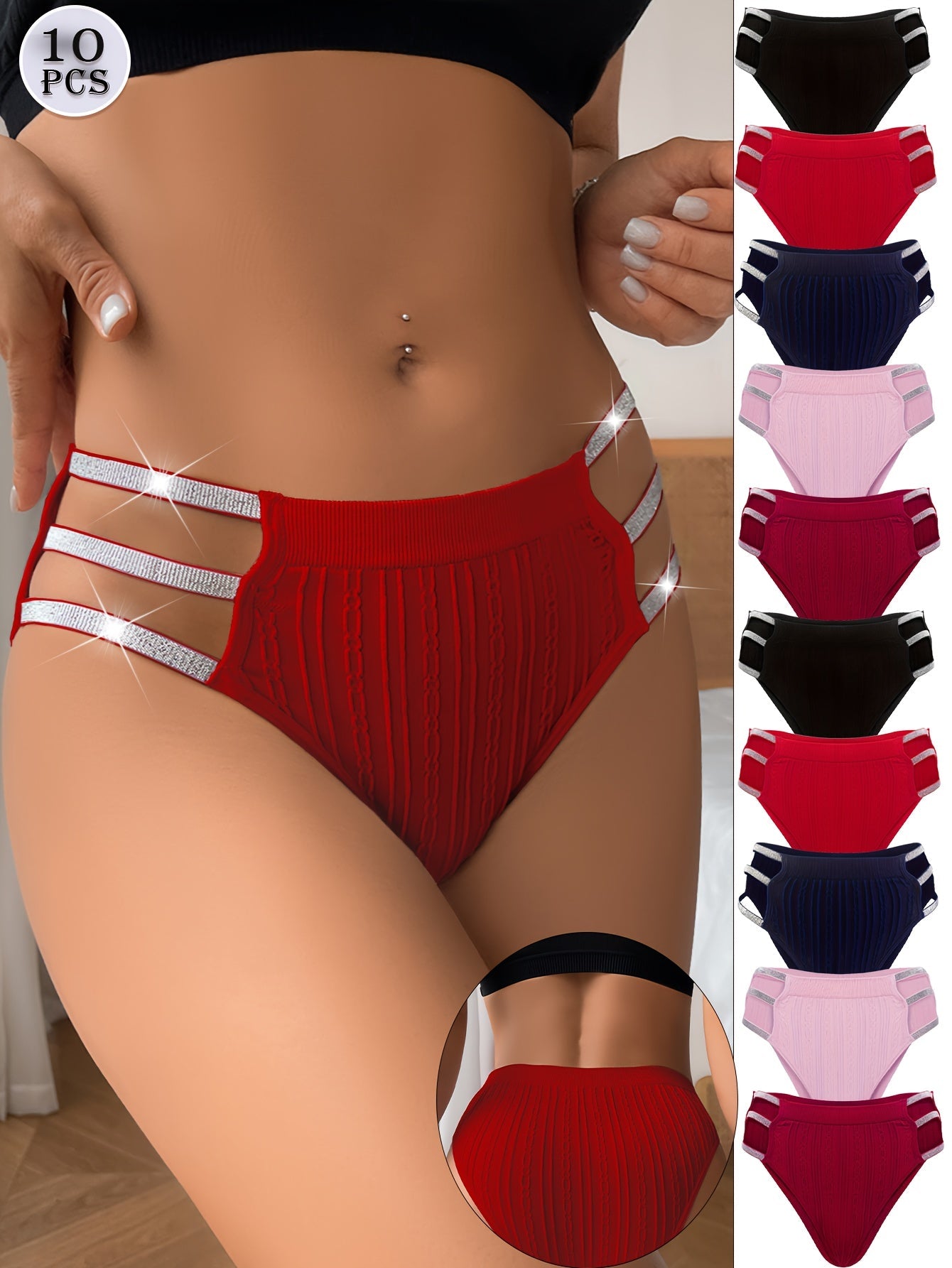 Women's 10-Pack Briefs - Soft Daily Comfort
