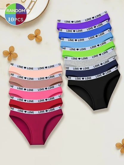 Women's 10-Pack Low-Rise Seamless Thongs - Soft Daily Comfort