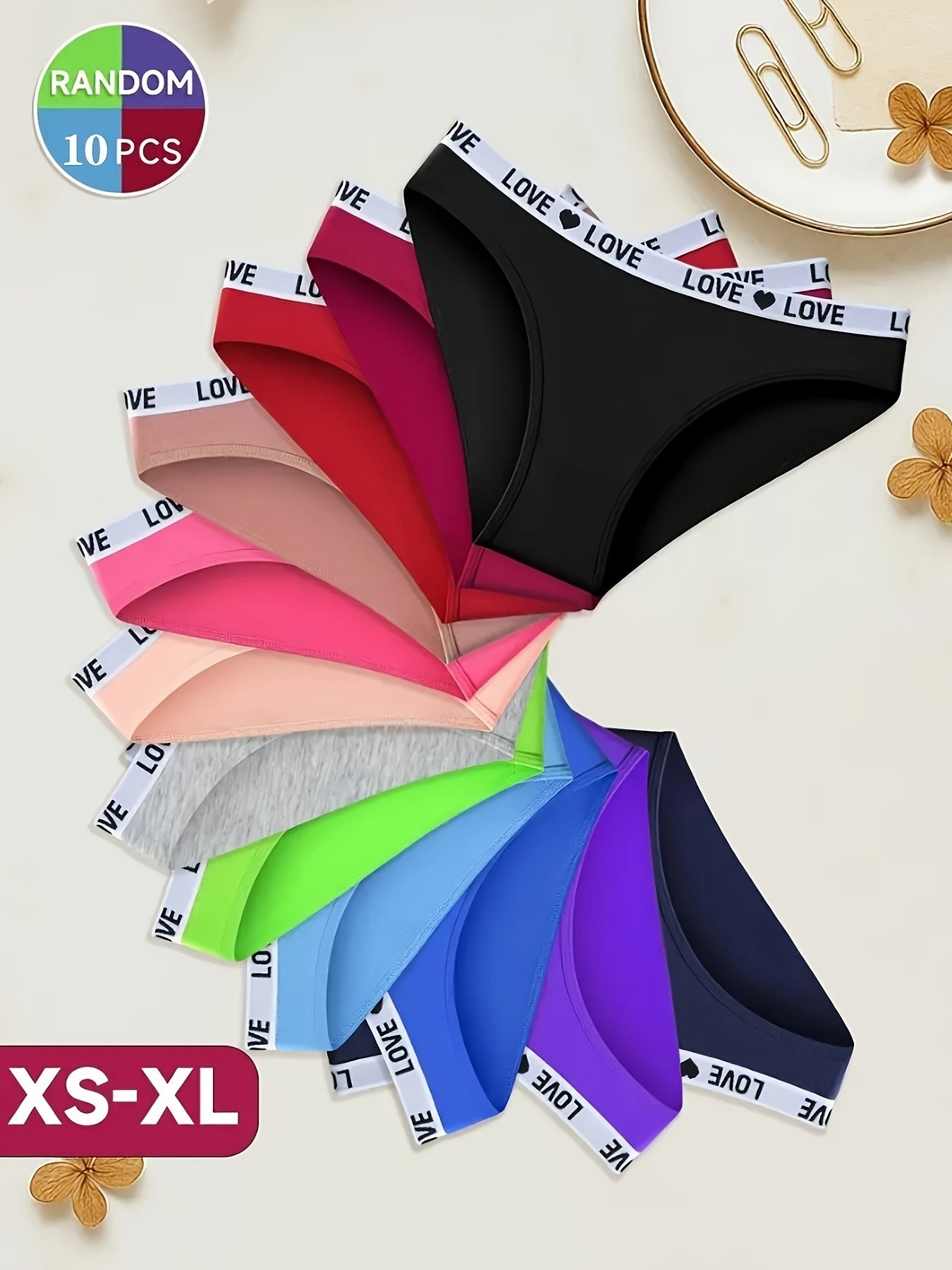 Women's 10-Pack Low-Rise Seamless Thongs - Soft Daily Comfort