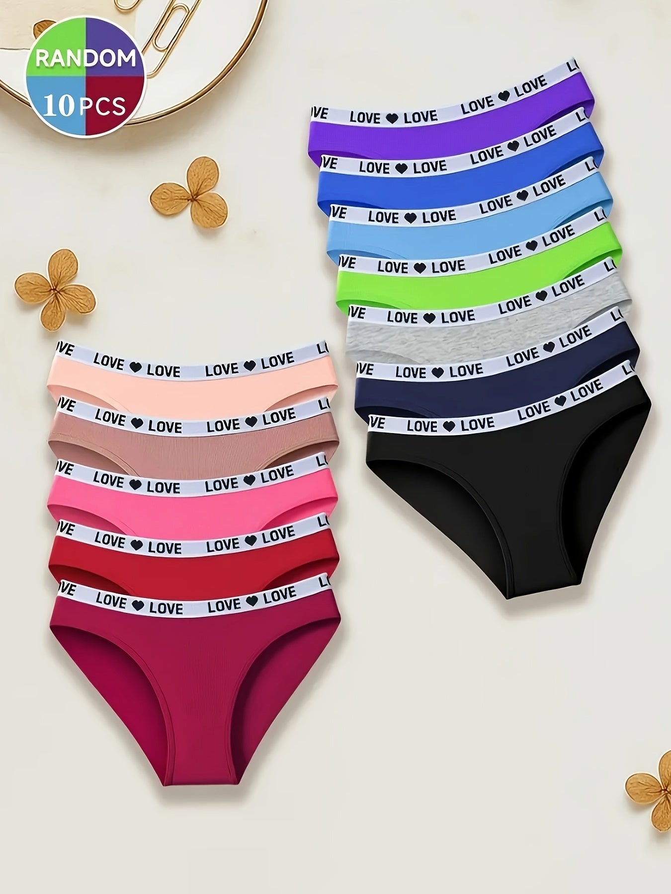 Women's 10-Pack Low-Rise Seamless Thongs - Soft Daily Comfort