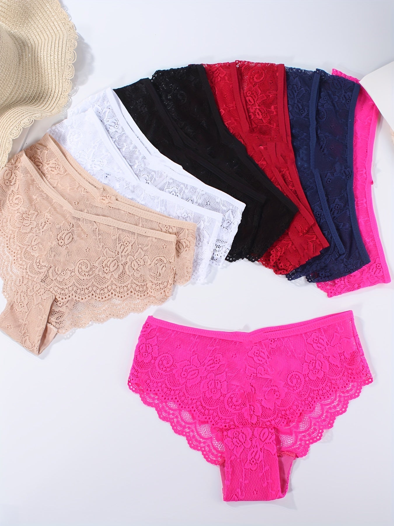 Women’s 12-Pack Briefs - Lace Detail Comfort