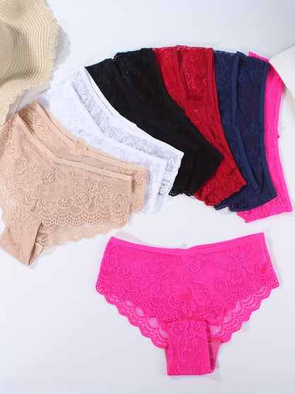 Women’s 12-Pack Briefs - Lace Detail Comfort