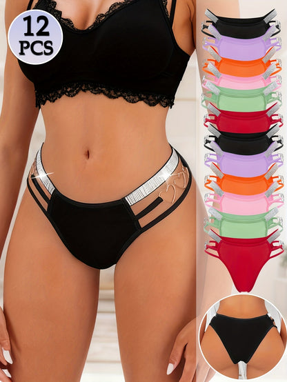 Women's Mixed colors Knit Underwear - product view 3