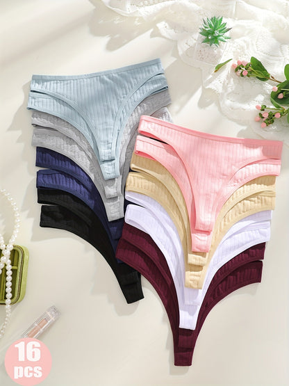Women’s 16-Pack Briefs - Breathable Daily Comfort Style 6229