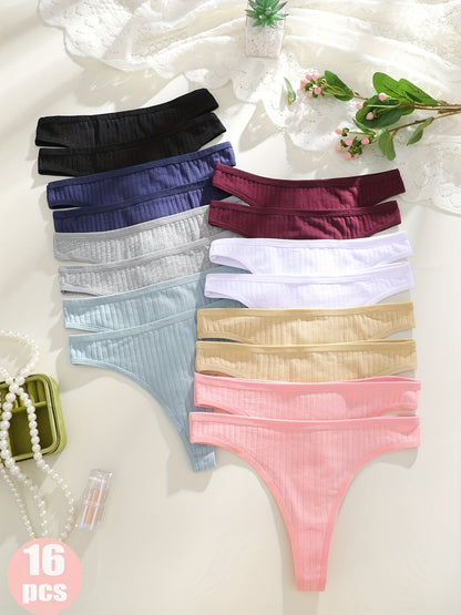 Women’s 16-Pack Briefs - Breathable Daily Comfort Style 6229