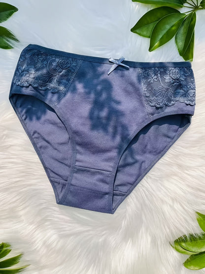 Women’s 18-Pack High-Waist Seamless Briefs - Lace Detail Comfort