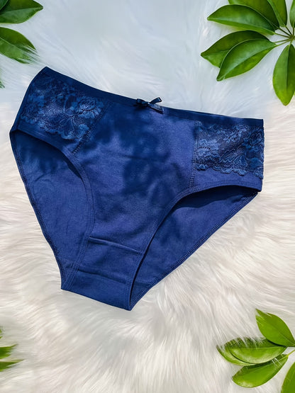 Women’s 18-Pack High-Waist Seamless Briefs - Lace Detail Comfort