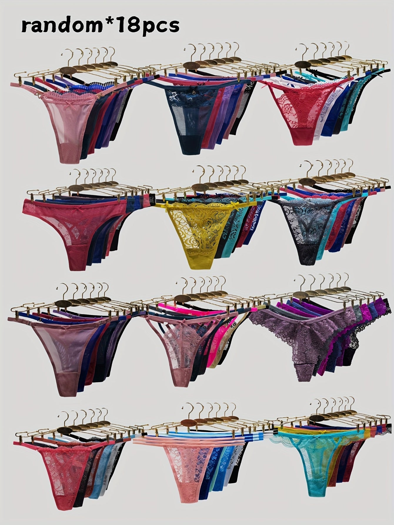 Women's 18-Pack Thongs - Lace Daily Comfort