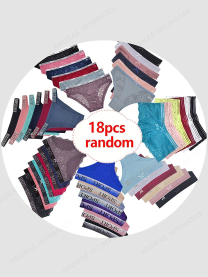 Women's 18-Pack Thongs - Lace Everyday Comfort