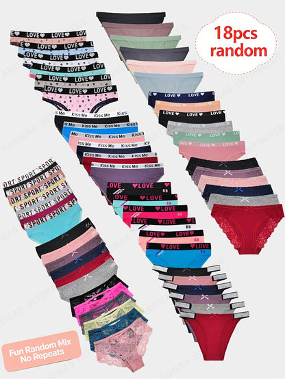 Women's 18-Pack Thongs - Lace Everyday Comfort