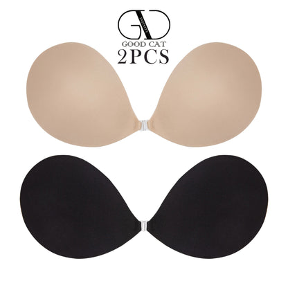 Women’s 2-Pack Adhesive Bra - Breathable Daily Comfort