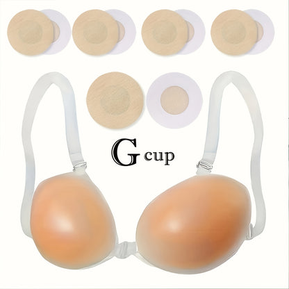 Women’s 2-Pack Seamless Adhesive Bra - Lace Detail Comfort