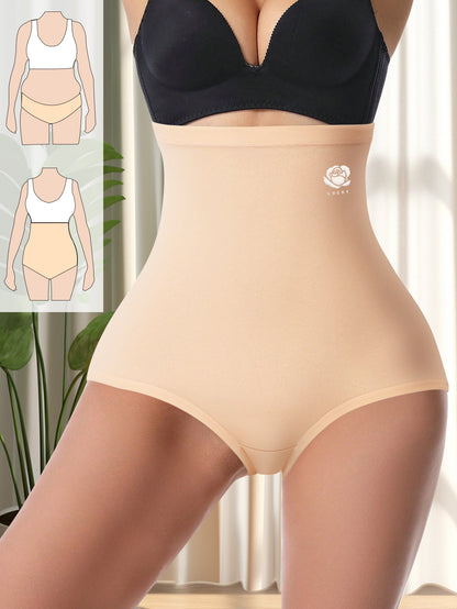 Women's 4-Pack High-Waist Briefs - Floral Everyday Comfort - Mixed colors