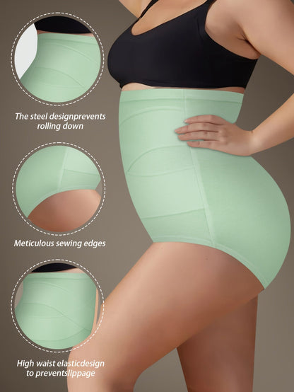 Women's 4-Pack High-Waist Briefs - Soft Plus Size Daily Comfort detail image - detail view 10