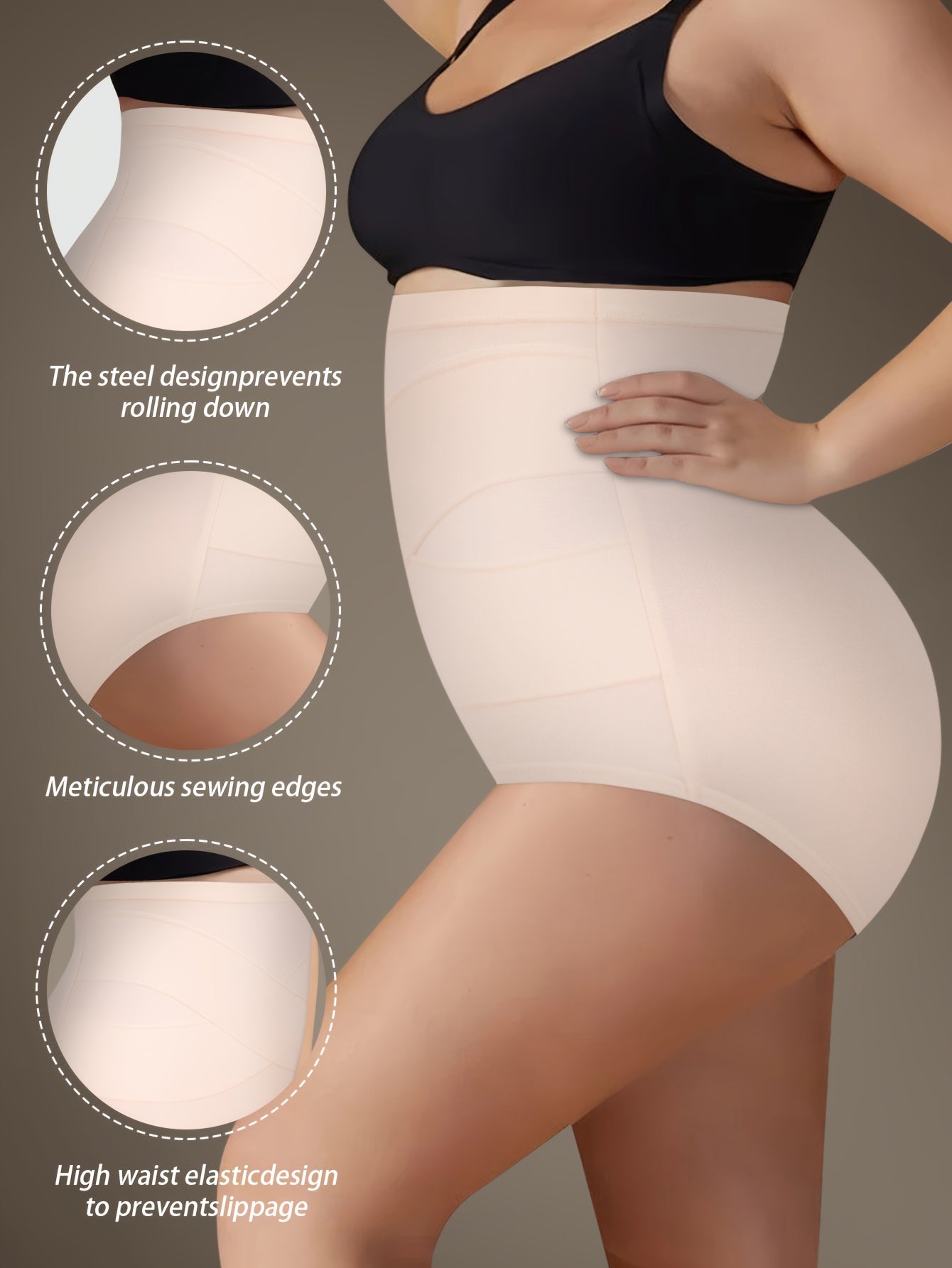 Women's 4-Pack High-Waist Briefs - Soft Plus Size Daily Comfort detail image - detail view 5