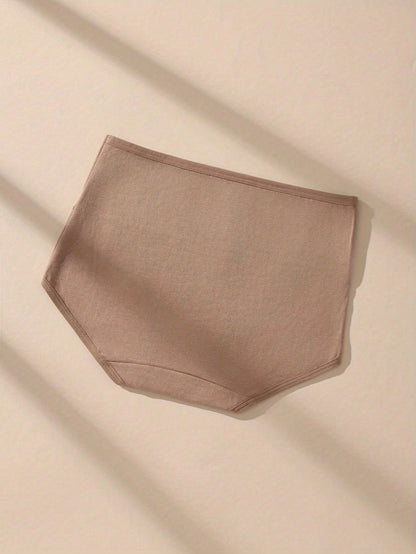 Women's 4-Pack Mid-Rise Briefs - Solid Color Everyday Comfort