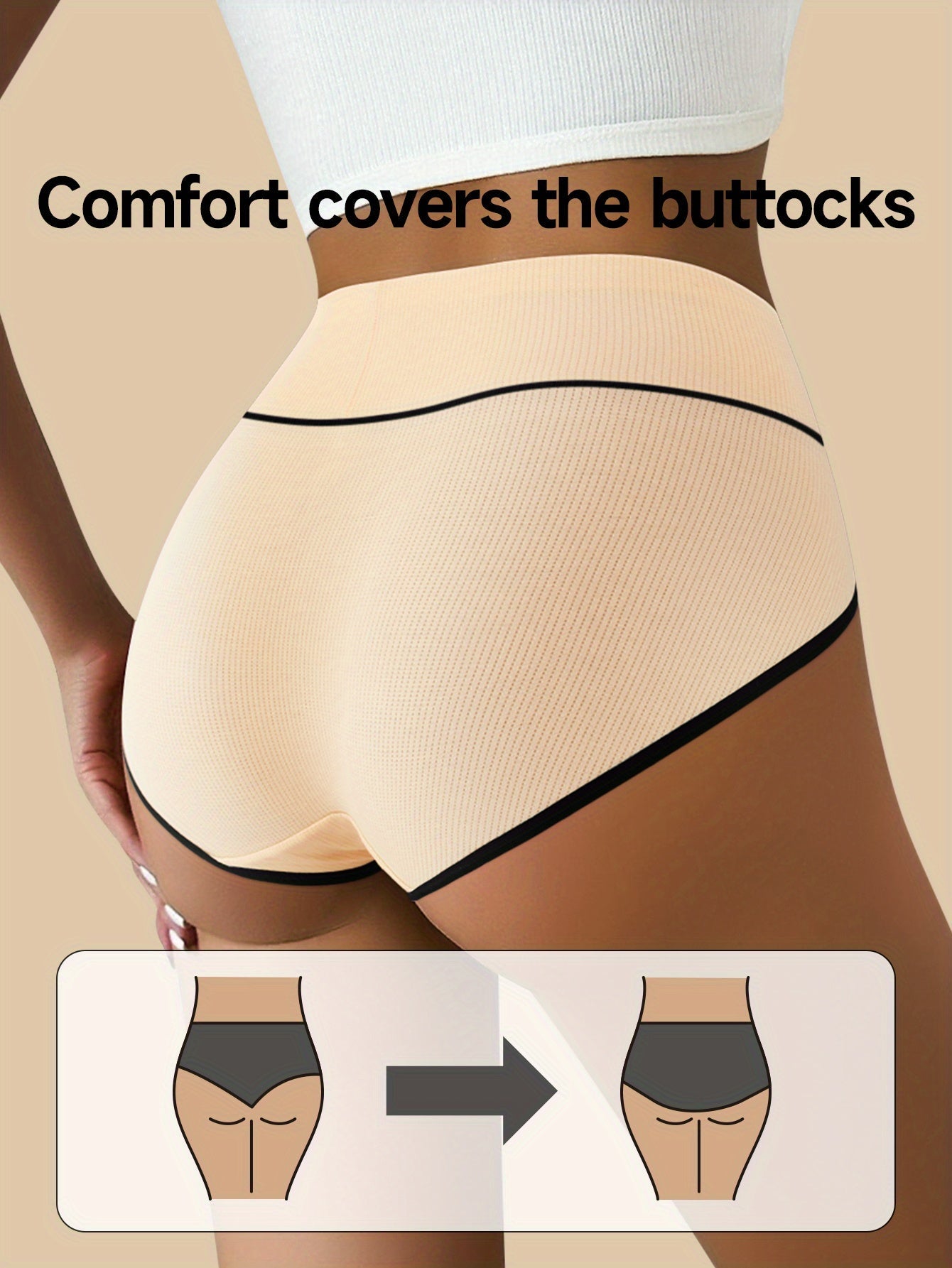 Women's 5-Pack Briefs - Solid Color Daily Comfort
