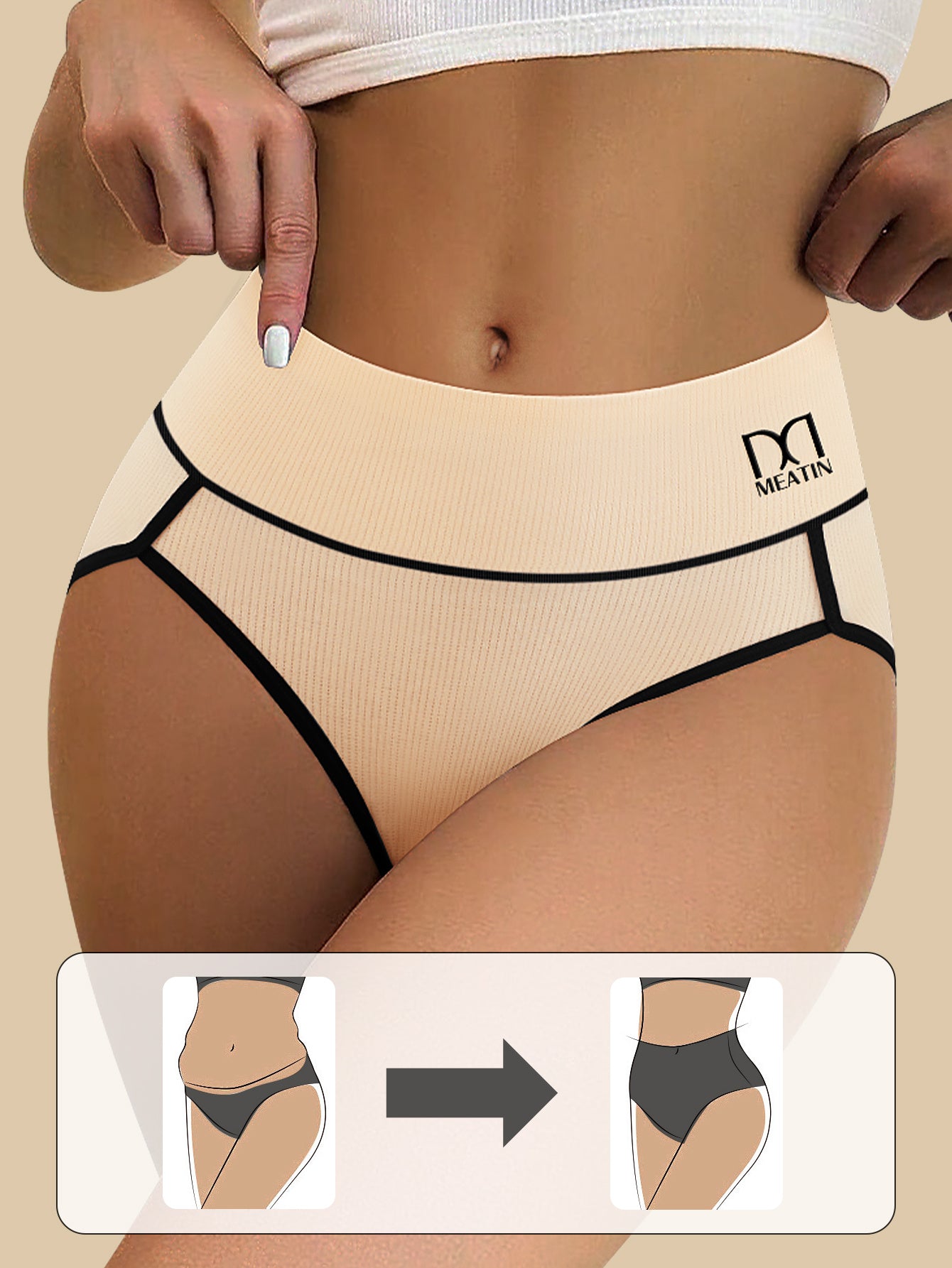 Women's 5-Pack Briefs - Solid Color Daily Comfort
