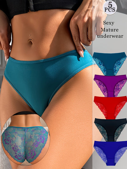 Women's 5-Pack Low-Rise Briefs - Lace Daily Comfort