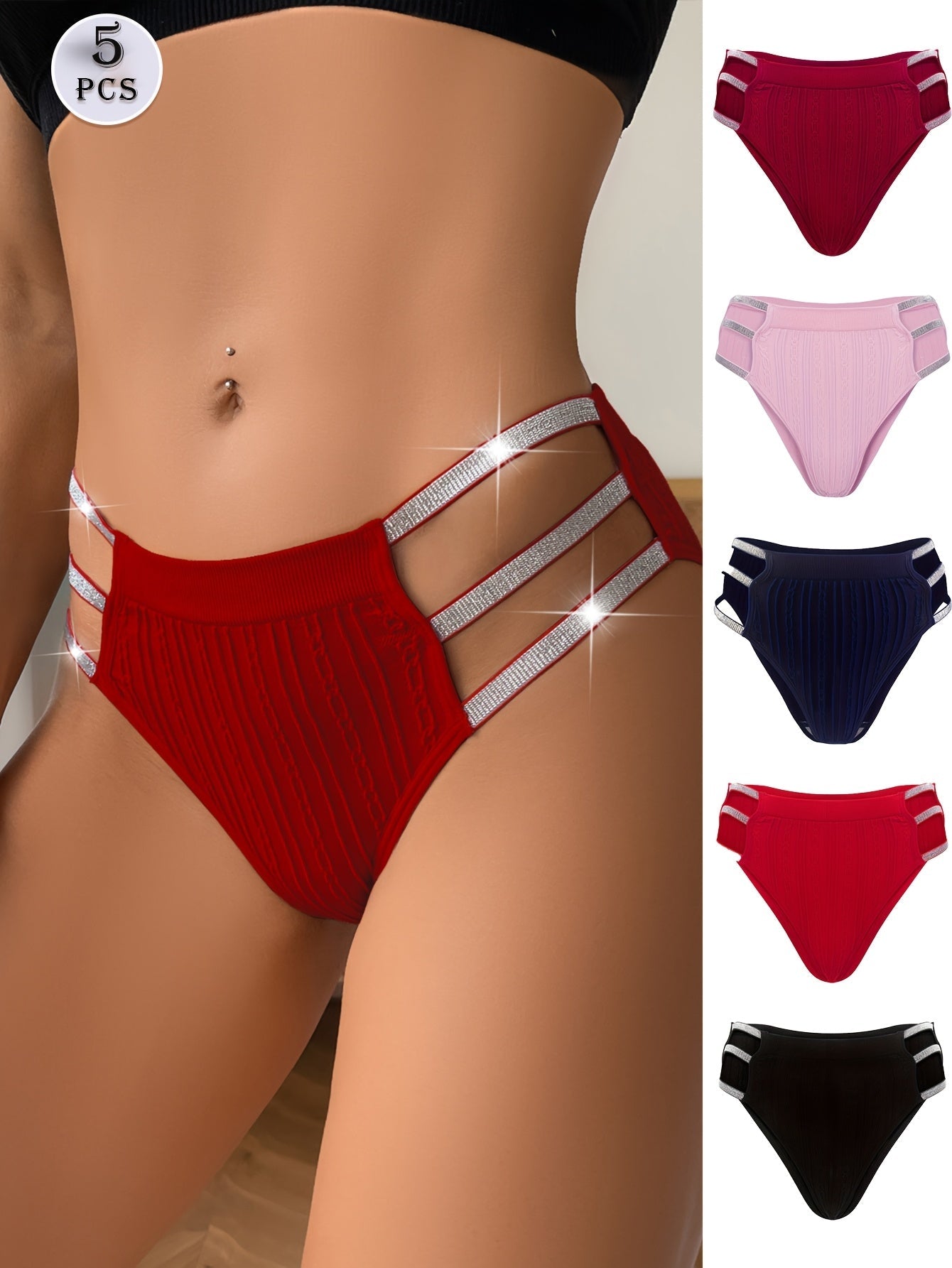 Women's 5-Pack Low-Rise Briefs - Soft Daily Comfort