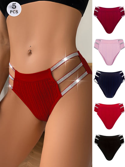 Women's 5-Pack Low-Rise Briefs - Soft Daily Comfort