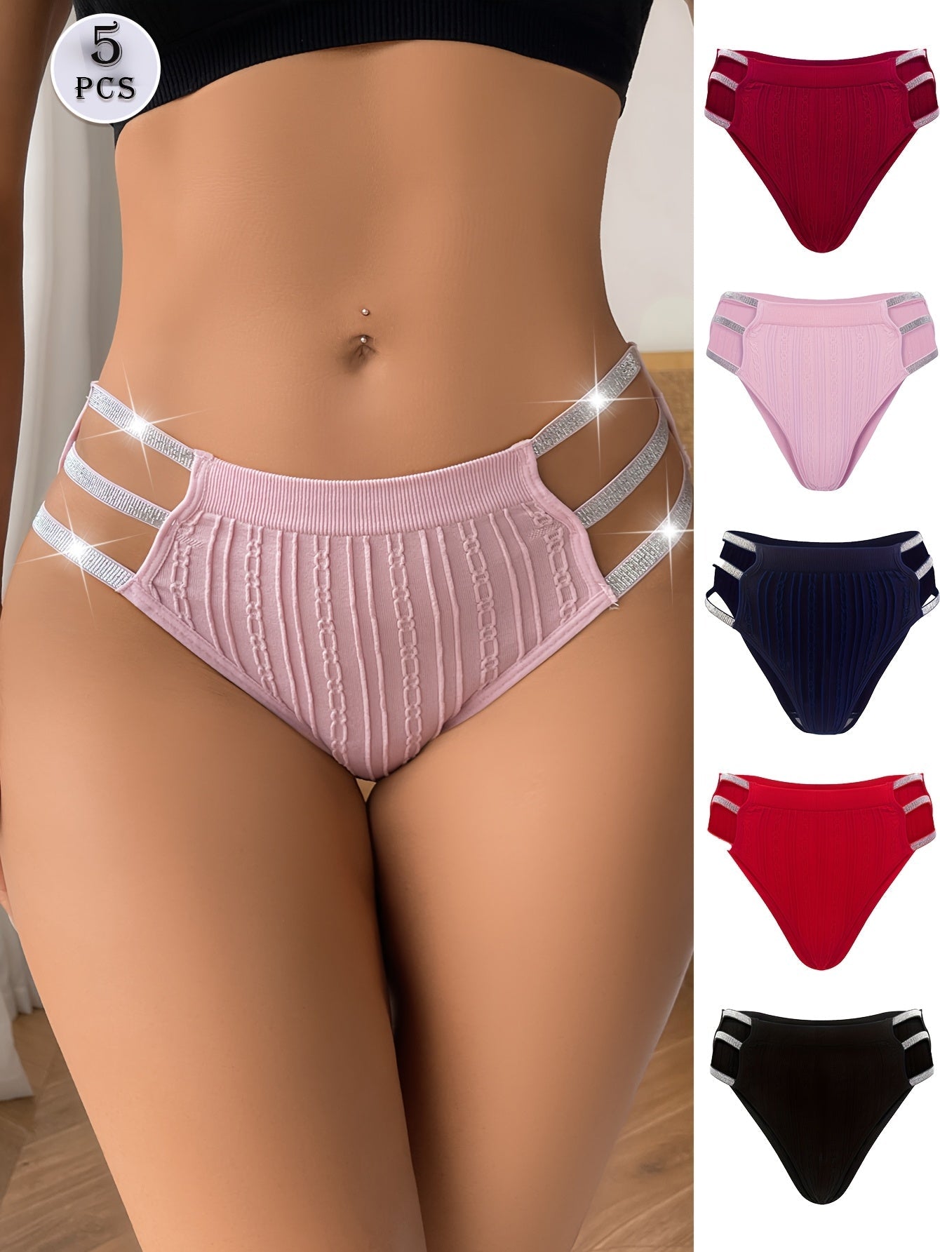 Women's 5-Pack Low-Rise Briefs - Soft Daily Comfort