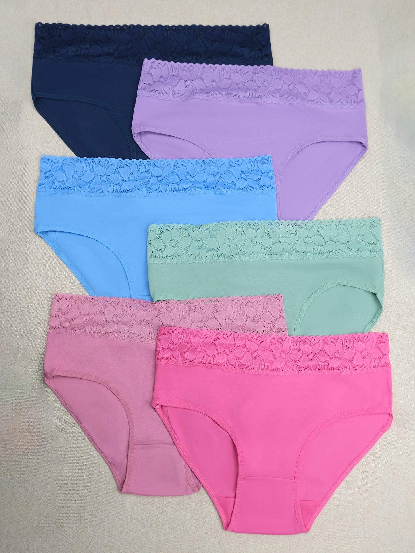 Women's 6-Pack Briefs - Lace Everyday Comfort