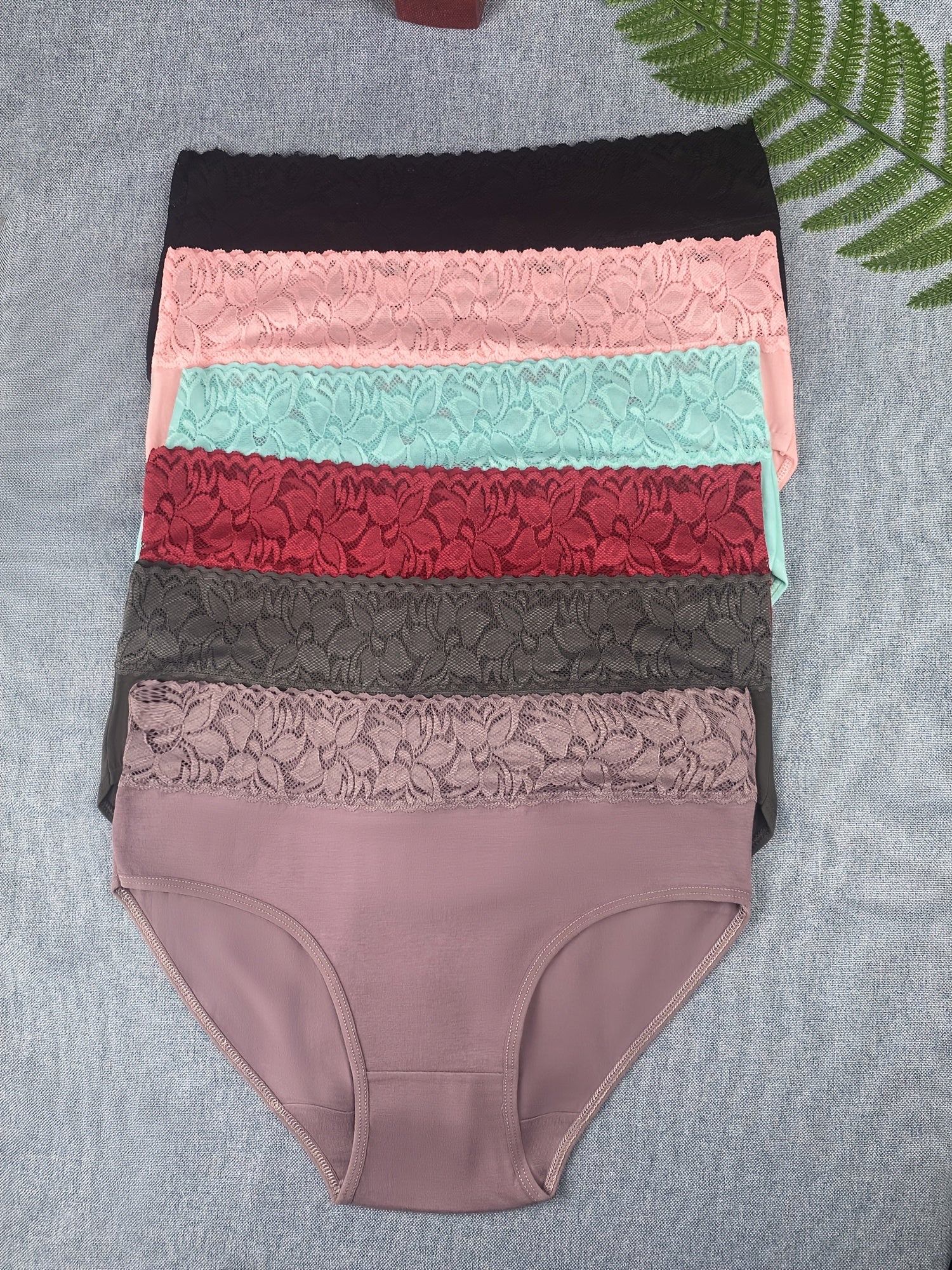 Women's Mixed colors Lace Underwear - product view 6