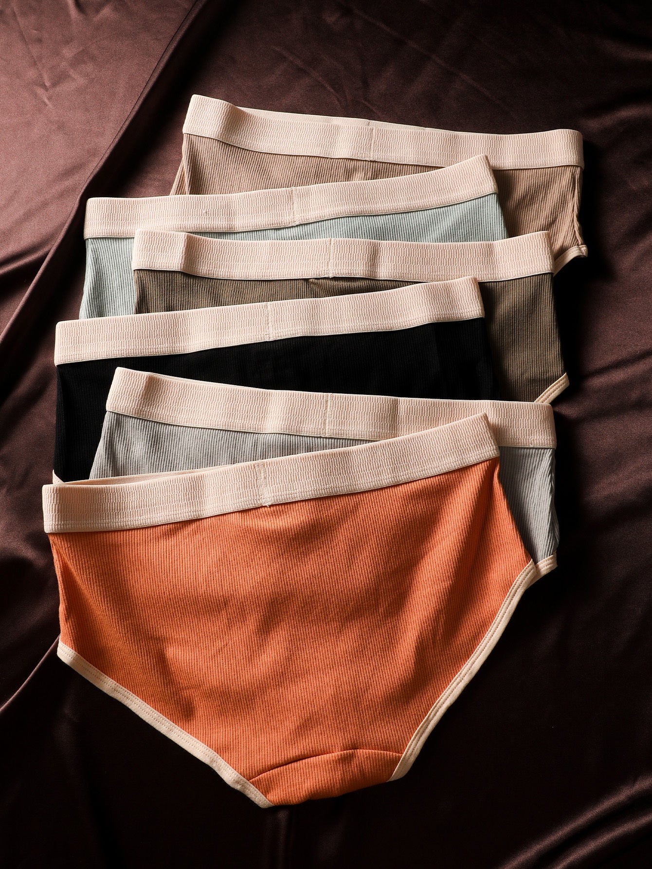 Women's 6-Pack Briefs - Striped Everyday Comfort